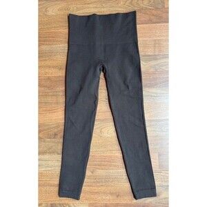 SPANX Womens by Sara Blakely Everyday Leggings MED‎ Skinny Pants Dark Brown EUC